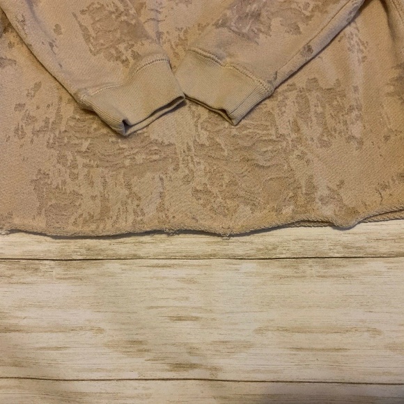 IRO JEANS GARETH Beige Distressed Effect Top - Picture 4 of 7